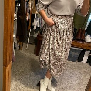 Leopard midi/maxi skirt